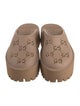 Gucci GG Logo Rubber Mules