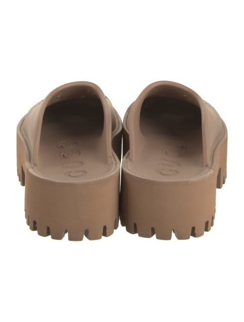 Gucci GG Logo Rubber Mules