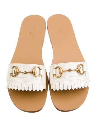Gucci Leather Slides