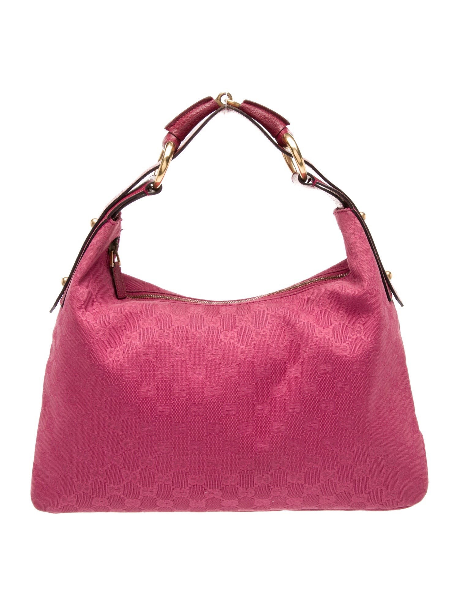 Gucci GG Canvas Horsebit Chain Medium