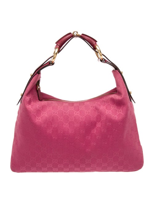 Gucci GG Canvas Horsebit Chain Medium