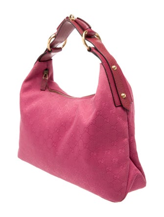 Gucci GG Canvas Horsebit Chain Medium