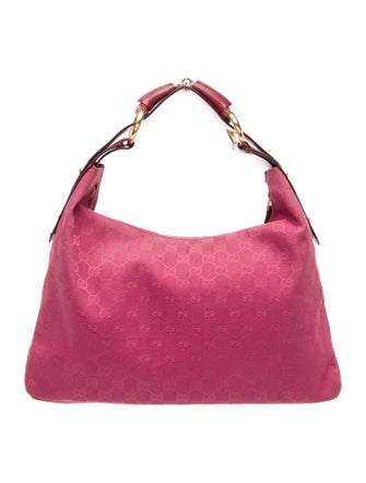 Gucci GG Canvas Horsebit Chain Medium