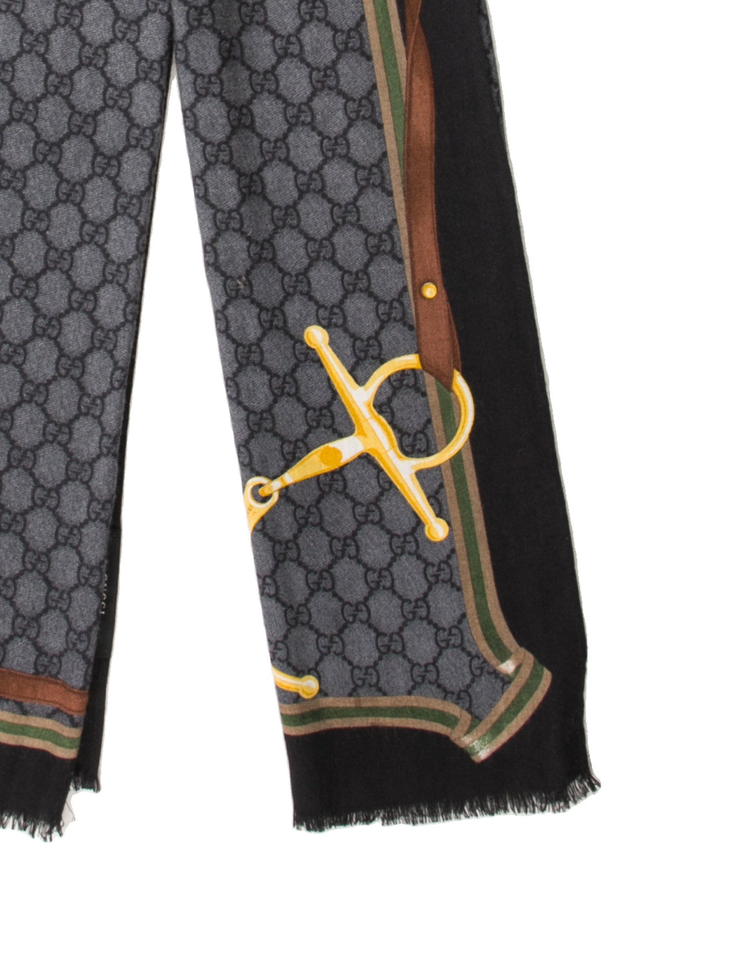 Gucci Silk GG Plus Scarf