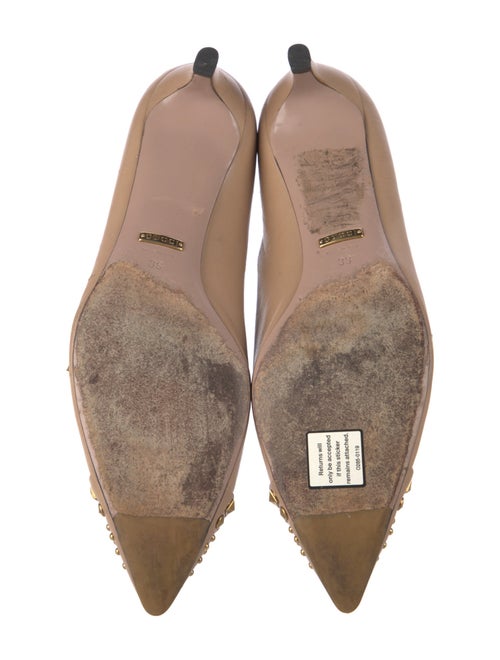 Gucci Leather Studded Accents Pumps