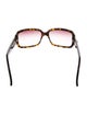 Gucci Interlocking G Logo Square Sunglasses