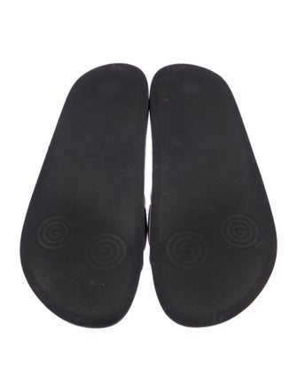 Gucci Sylvie Web Accent Rubber Slides