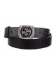 Gucci Interlocking G Logo Leather Belt Kit