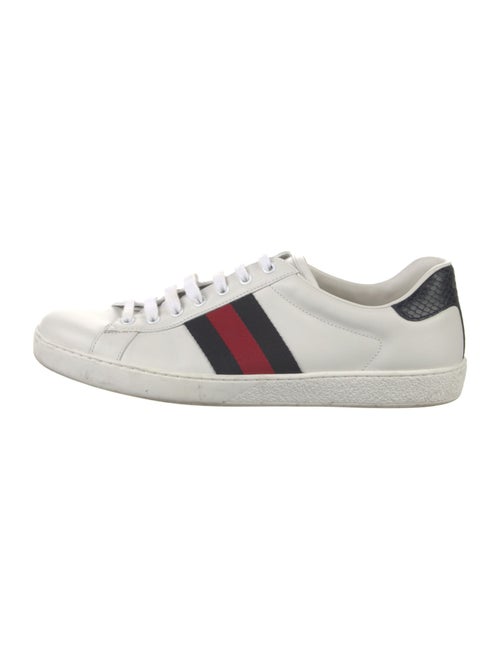 Gucci Sylvie Web Accent Leather Sneakers