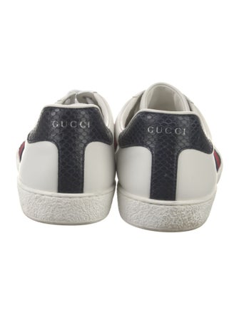 Gucci Sylvie Web Accent Leather Sneakers
