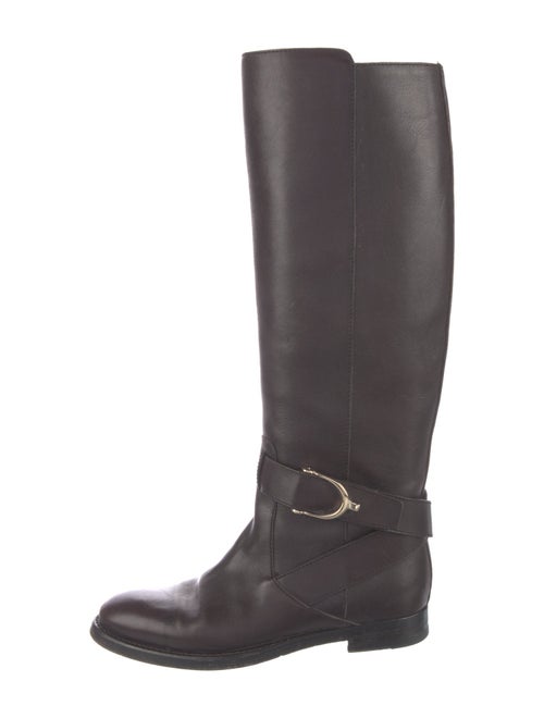 Gucci Leather Riding Boots
