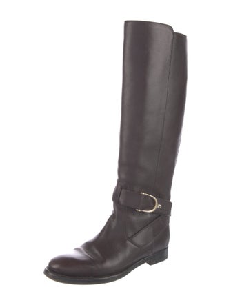 Gucci Leather Riding Boots