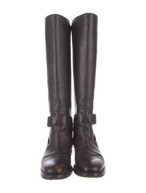 Gucci Leather Riding Boots