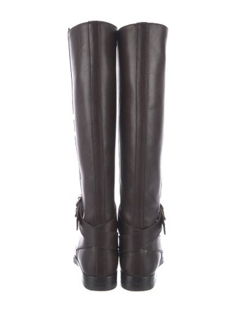 Gucci Leather Riding Boots