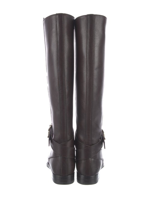 Gucci Leather Riding Boots
