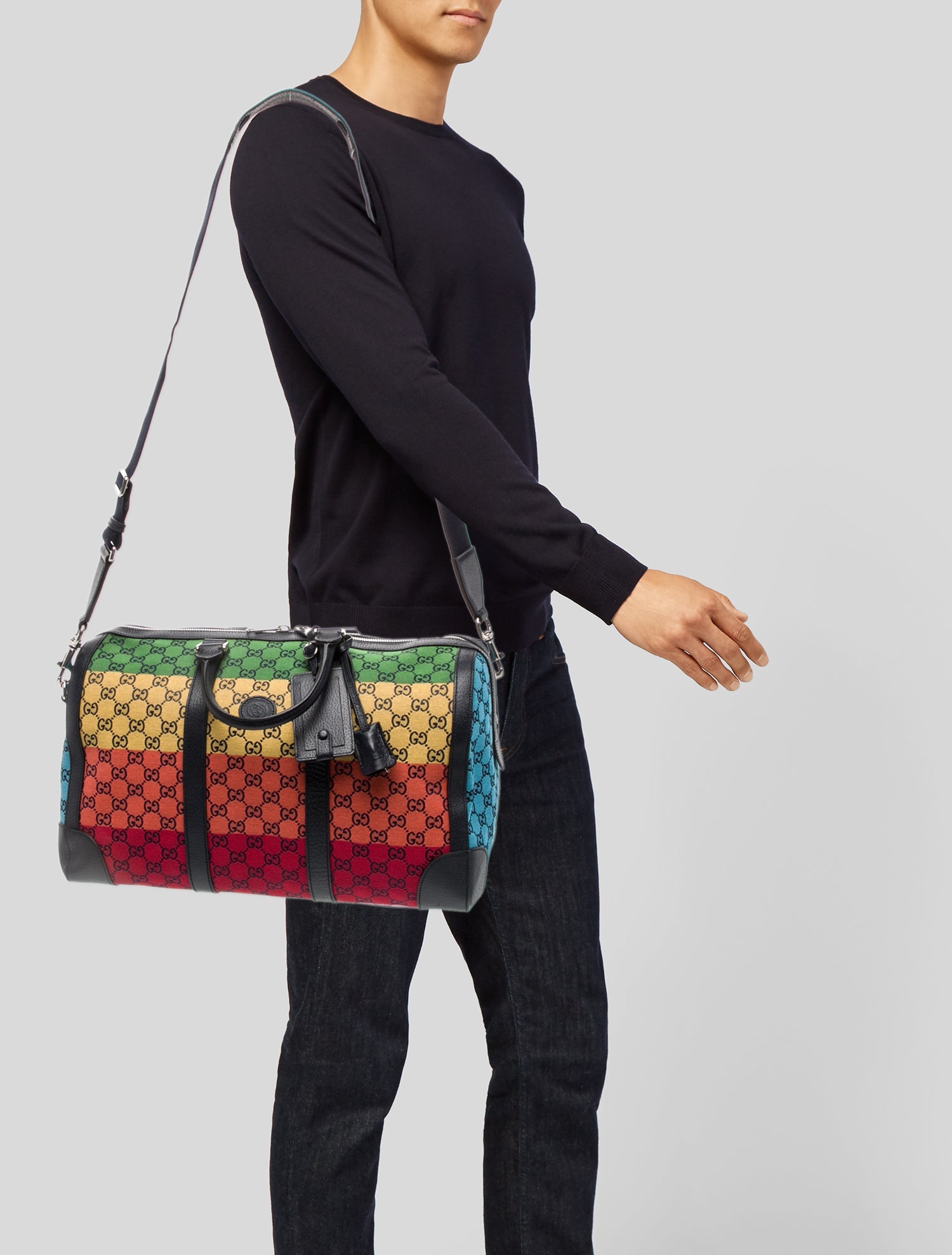 Gucci GG Canvas Weekender Bag