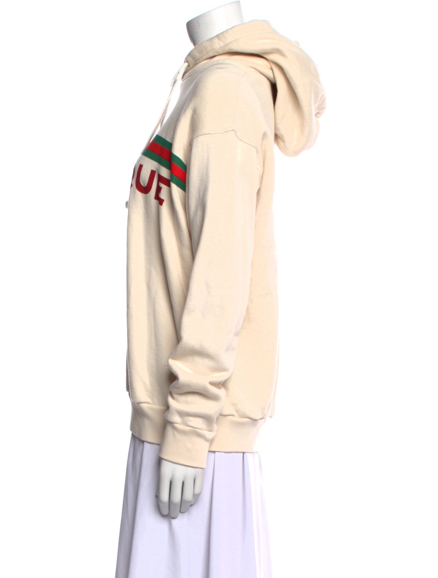 Gucci Web Accent Graphic Print Hoodie