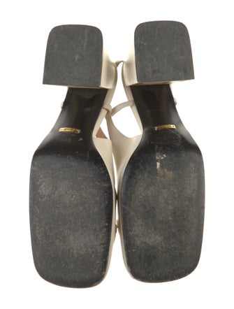 Gucci Horsebit Accent Leather Slingback Pumps