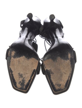 Gucci 2002 Grosgrain Trim Sandals