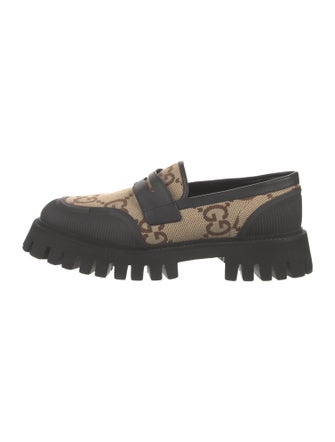 Gucci GG Canvas Canvas Loafers