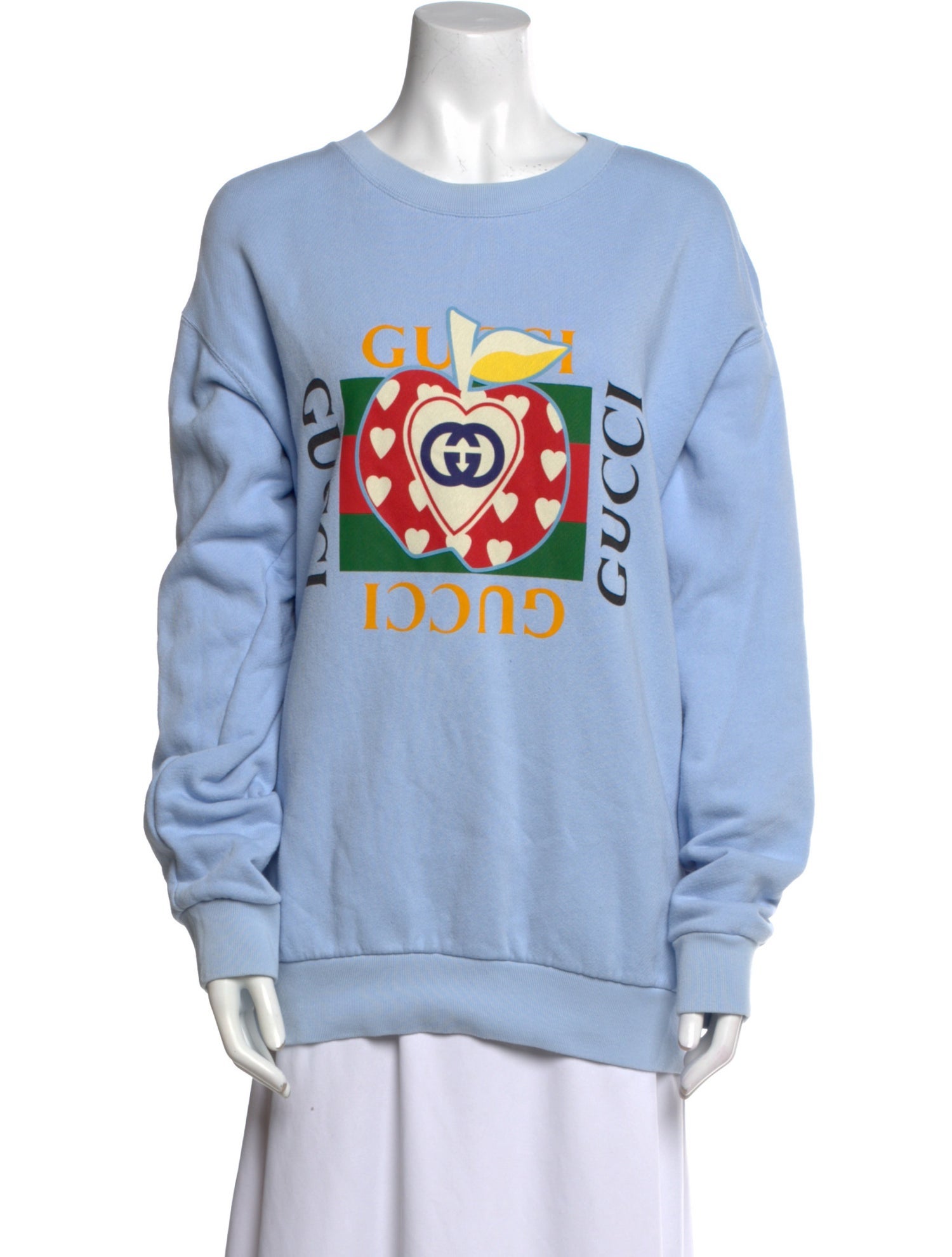 Gucci Graphic Print Crew Neck Sweatshirt