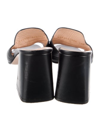 Gucci Horsebit Accent Leather Slides