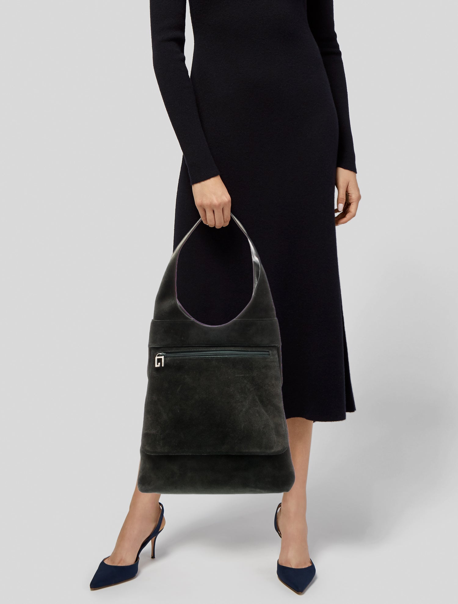 Gucci Suede Shoulder Bag