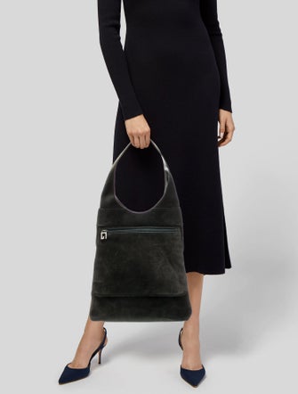 Gucci Suede Shoulder Bag