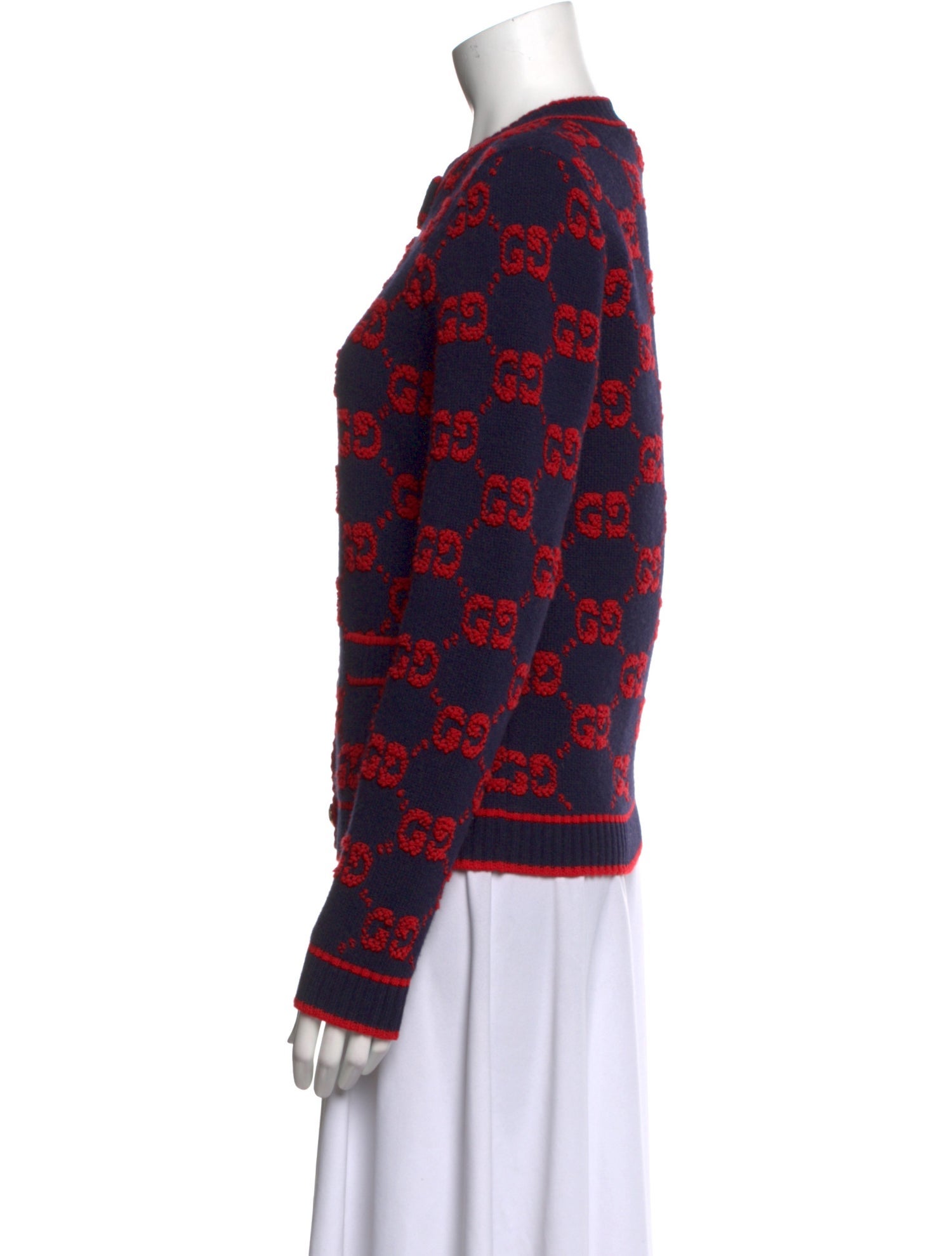 Gucci Wool Printed Sweater
