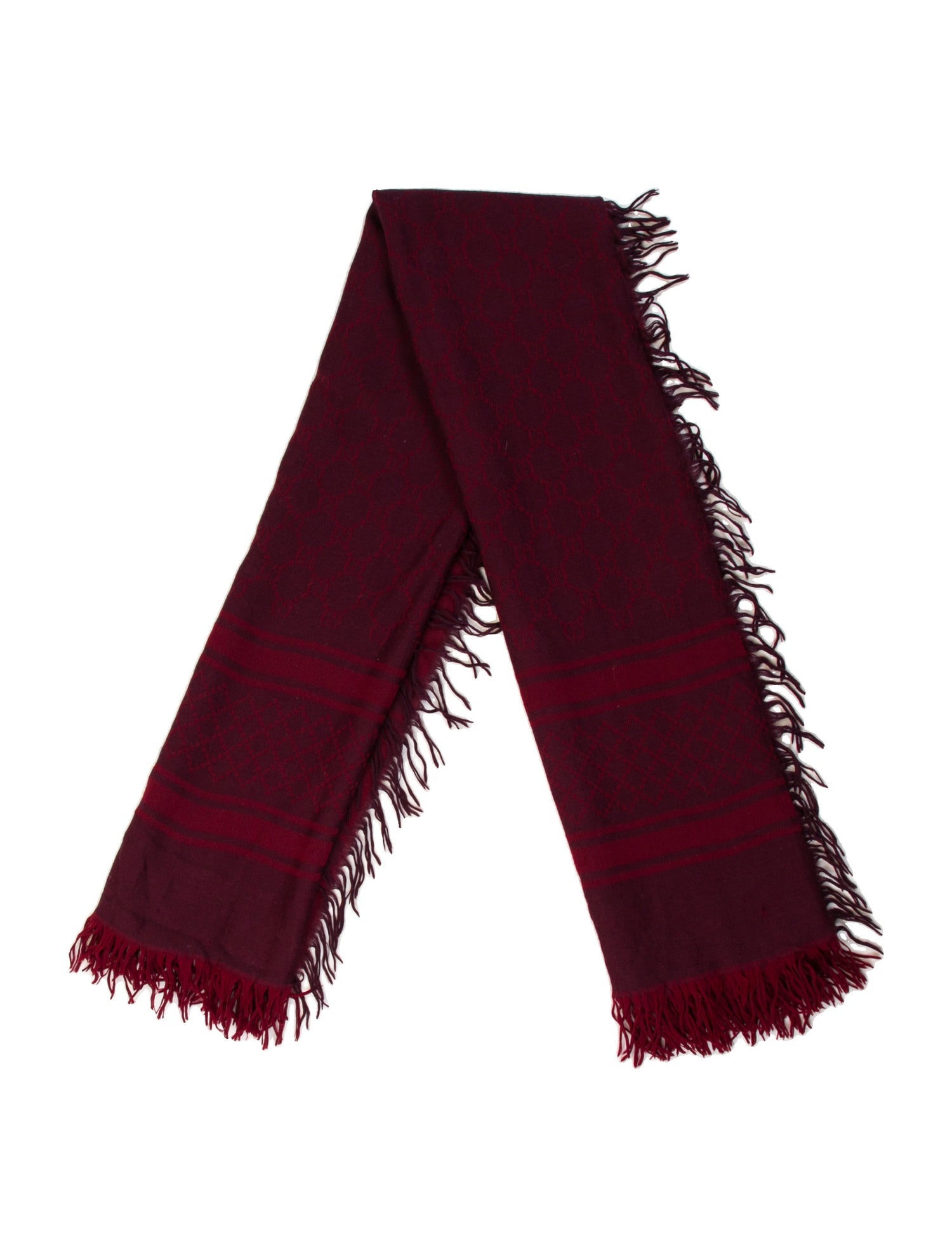 Gucci Wool Striped Scarf