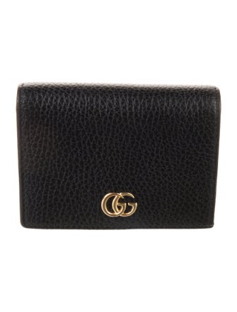 Gucci Gg Marmont Bi Fold Double G Logo Compact Wallet