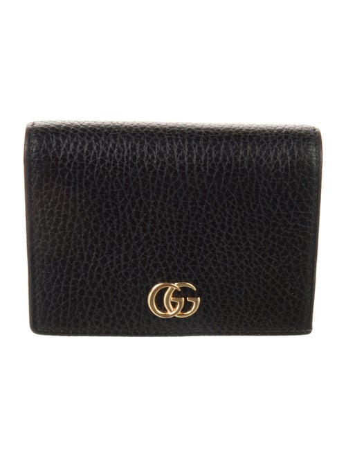 Gucci Gg Marmont Bi Fold Double G Logo Compact Wallet