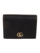 Gucci Gg Marmont Bi Fold Double G Logo Compact Wallet