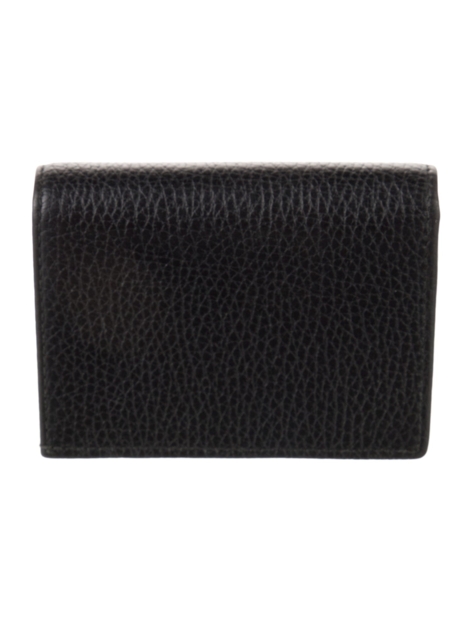 Gucci Gg Marmont Bi Fold Double G Logo Compact Wallet