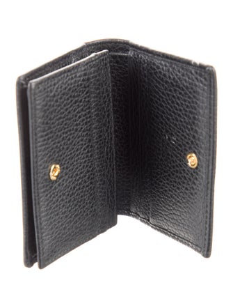 Gucci Gg Marmont Bi Fold Double G Logo Compact Wallet