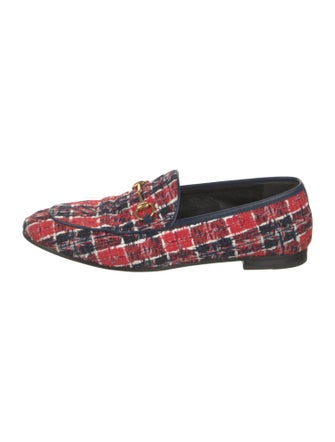 Gucci 1955 Horsebit Accent Tweed Loafers