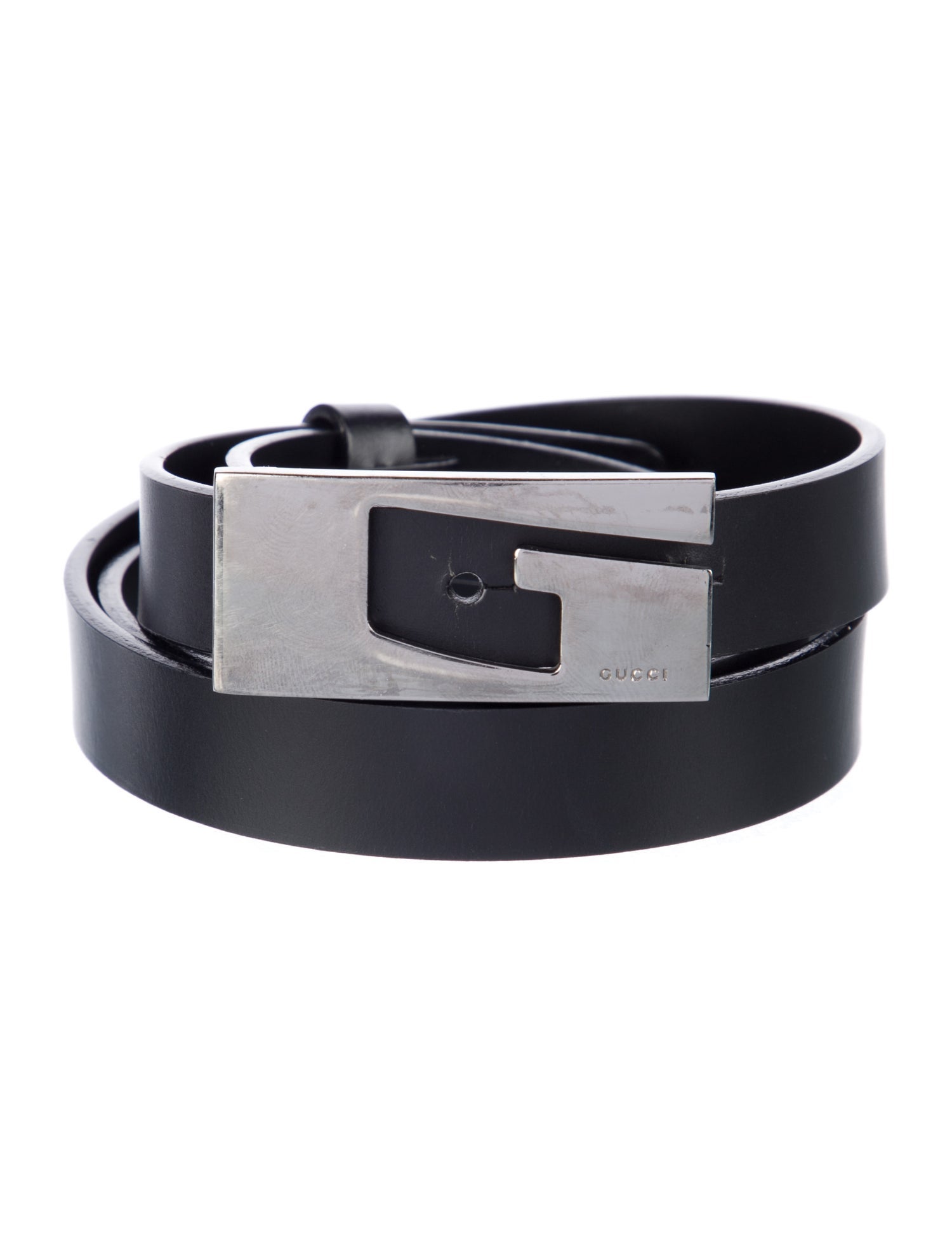 Gucci Skinny Leather Belt