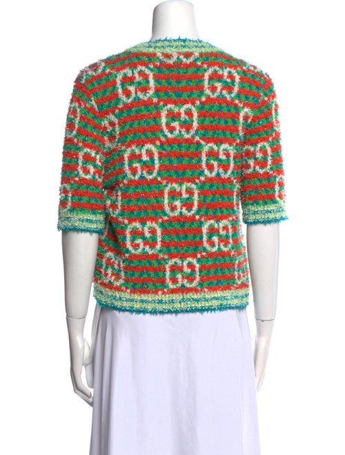 Gucci Printed Crew Neck Sweater