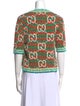 Gucci Printed Crew Neck Sweater