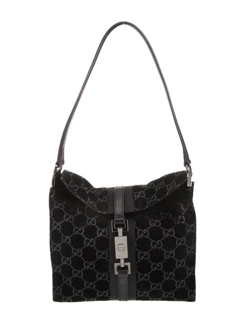 Gucci Suede Top Handle Bag