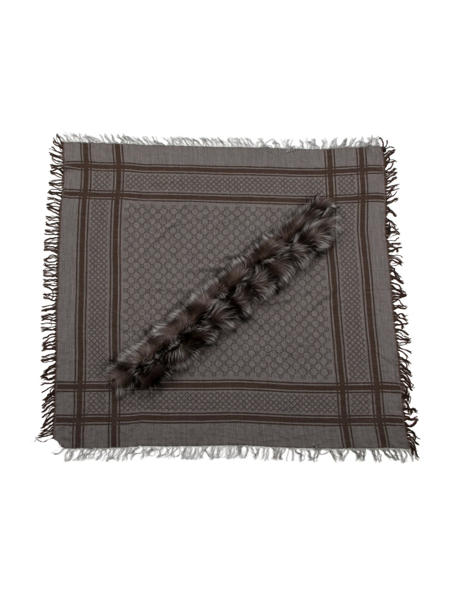 Gucci Wool Vintage Shawl