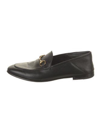 Gucci Horsebit Accent Leather Loafers