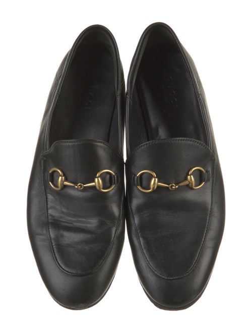 Gucci Horsebit Accent Leather Loafers