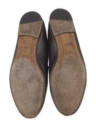 Gucci Horsebit Accent Leather Loafers