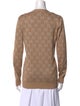 Gucci Printed V-Neck Sweater