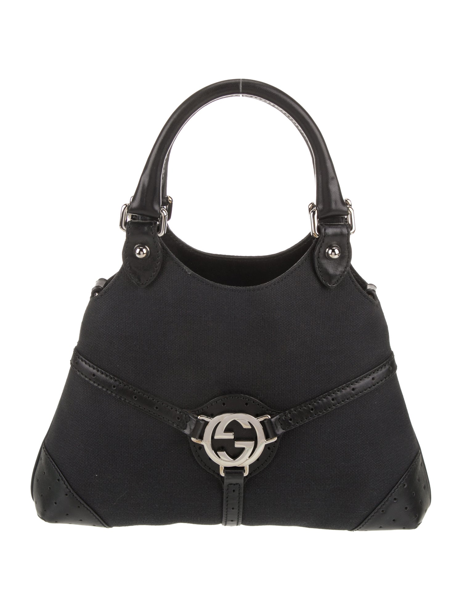 Gucci Canvas Top Handle Bag