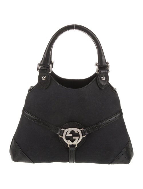 Gucci Canvas Top Handle Bag