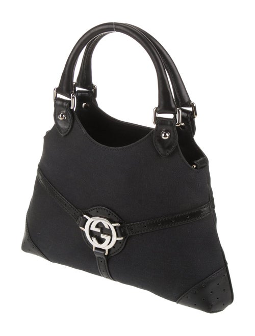 Gucci Canvas Top Handle Bag