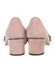 Gucci Double G Logo Suede Pumps