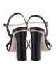 Gucci Double G Logo Leather Sandals